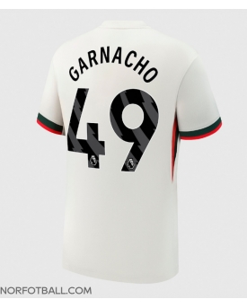 Billige Fotballdrakt Chelsea Alejandro Garnacho #49 Replika Bortedrakt 2025-26 Kortermet